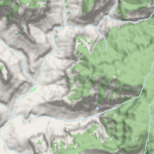 OpenStreetMap map of Komo Point, AZ