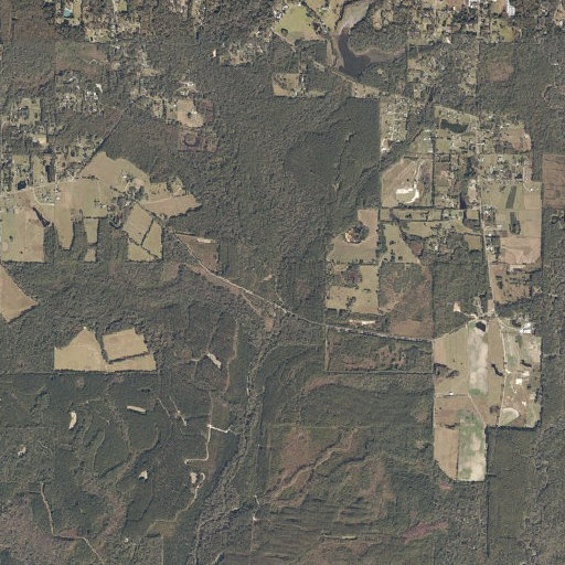 Aerial imagery of Shrub Branch, MS