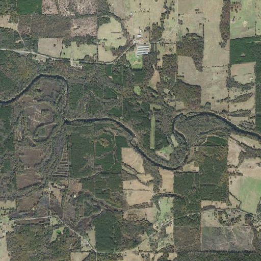 Aerial imagery of Briggs Ford, AR