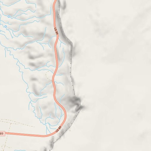 OpenStreetMap map of Antelope Pass, AZ