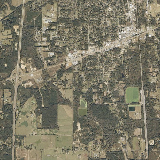 Aerial imagery of Universal School, MS