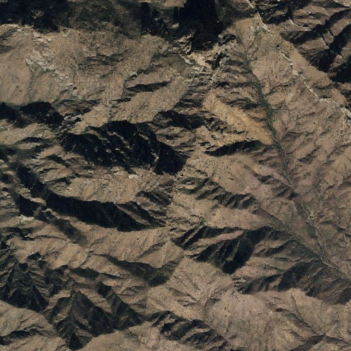 Aerial imagery of La Jolla Peak, AZ