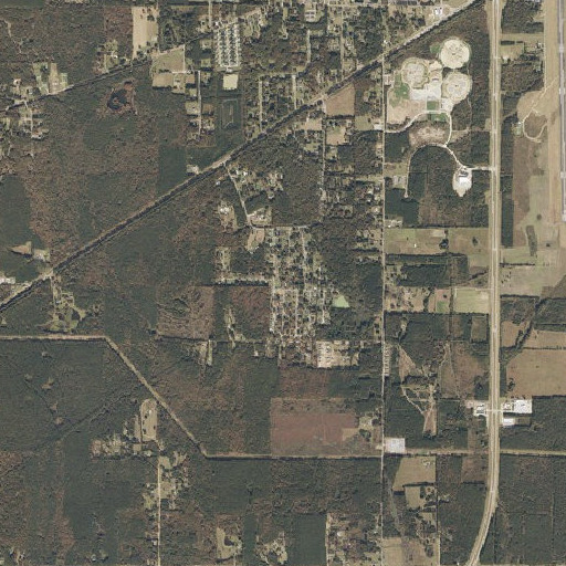 Aerial imagery of Sunset, MS