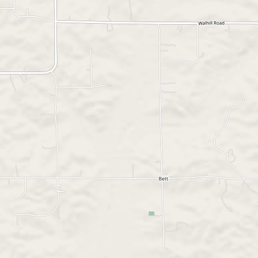 OpenStreetMap map of Browns Branch, MS