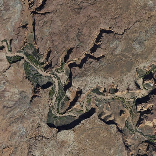 Aerial imagery of Antelope Point, AZ