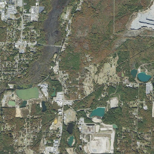 Aerial imagery of South Mountain, AR