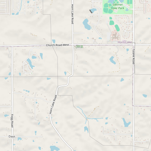 OpenStreetMap map of Moon School, MS