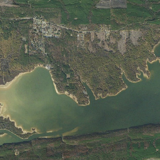 Aerial imagery of Anderson Branch, AR