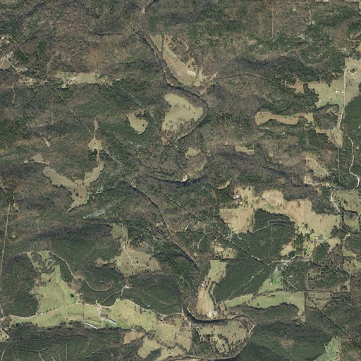 Aerial imagery of Bailey Creek, AR