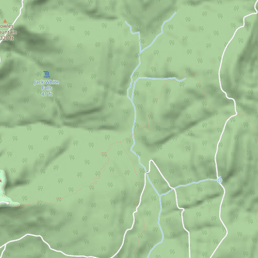 OpenStreetMap map of Bear Hollow, AR