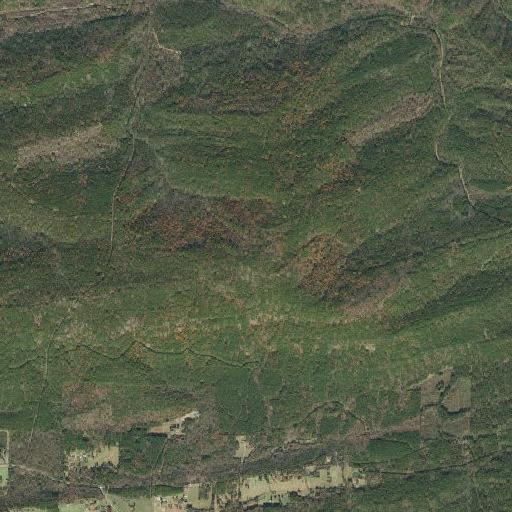 Aerial imagery of Bee Mountain, AR