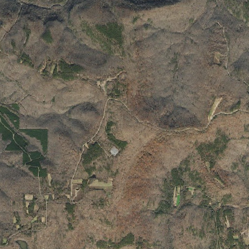 Aerial imagery of Black Mountain, AR