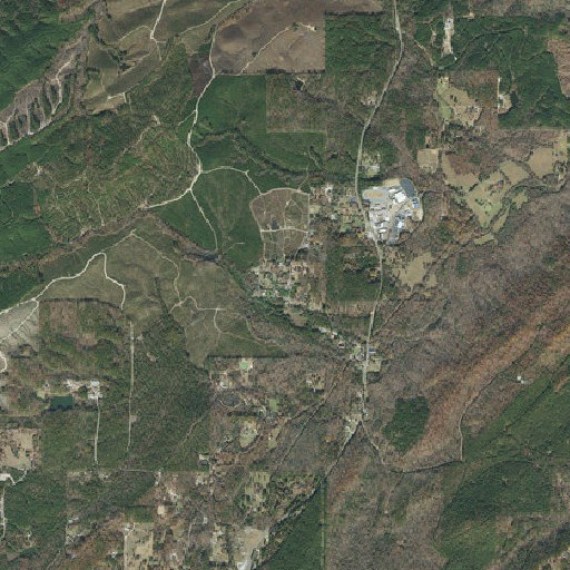 Aerial imagery of Blakely, AR