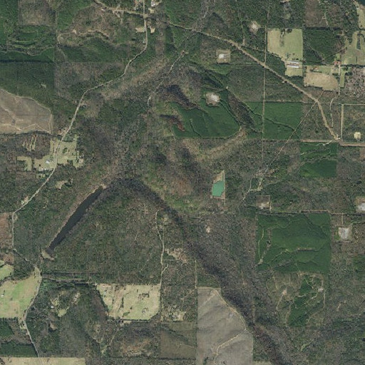 Aerial imagery of Busted Mountain, AR