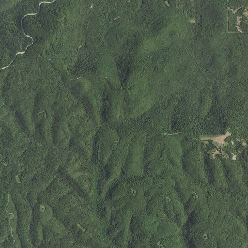 Aerial imagery of Caroline Gap, AR