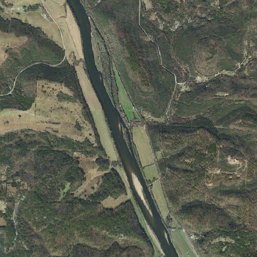 Aerial imagery of Cat Creek, AR