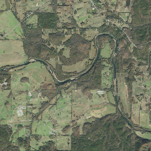 Aerial imagery of Cedar Creek, AR