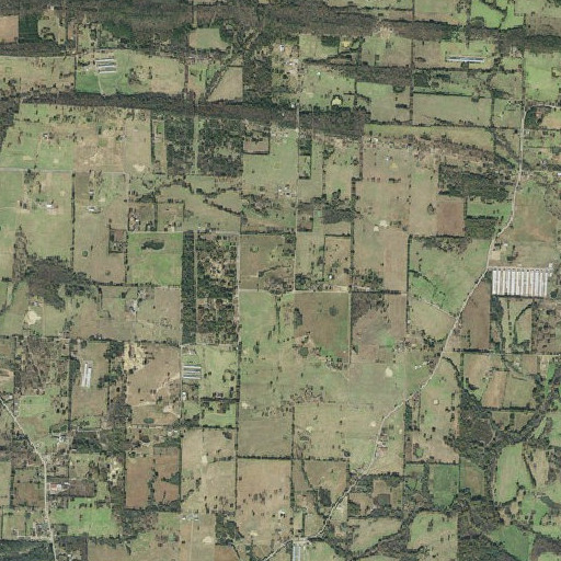 Aerial imagery of Center Point School, AR