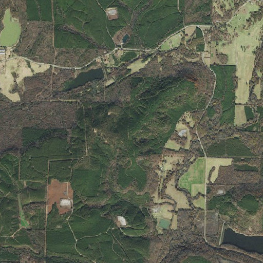 Aerial imagery of Chambers Mountain, AR
