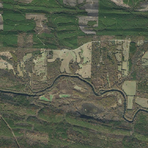 Aerial imagery of Cherry Branch, AR