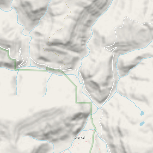 OpenStreetMap map of Cub Creek, AR
