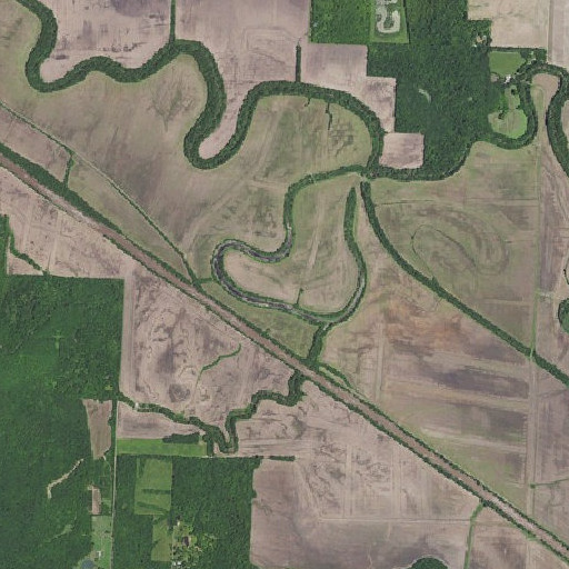 Aerial imagery of Big Shoe Bend, MO
