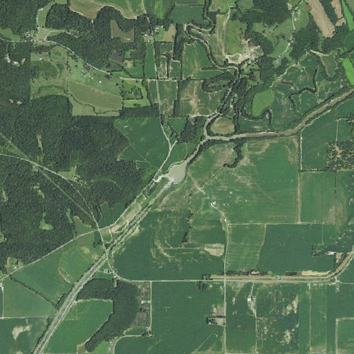 Aerial imagery of Block Hole, MO