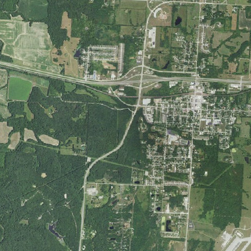 Aerial imagery of Boyd Pond, MO