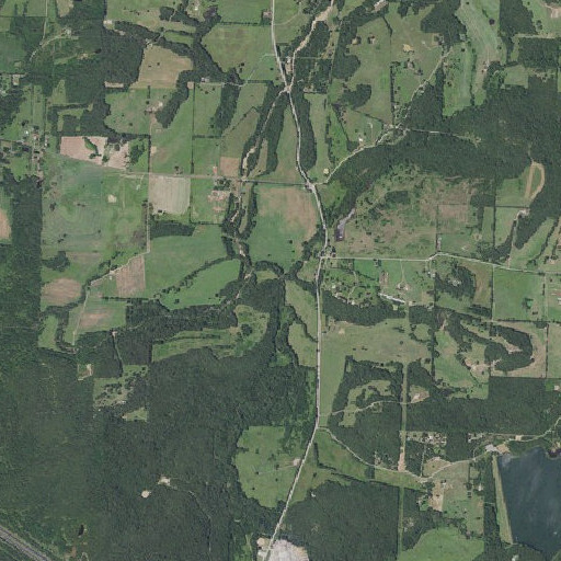 Aerial imagery of Duncan Branch, AR