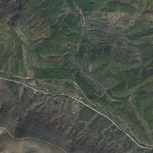 Aerial imagery of Eagle Gap, AR
