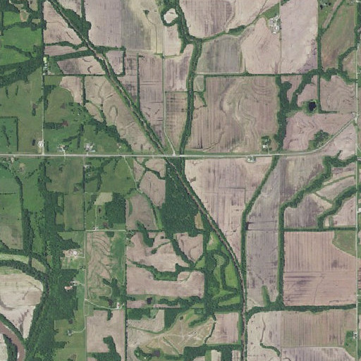 Aerial imagery of Brushy Creek, MO
