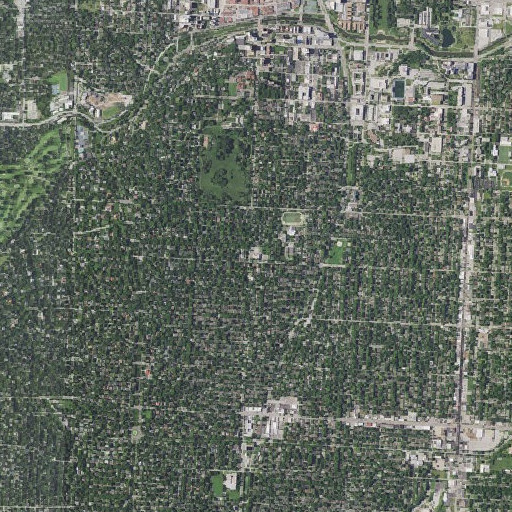Aerial imagery of Bryant Elementary School, MO