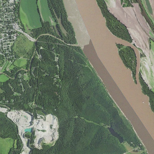 Aerial imagery of Buck Knob, MO