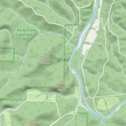 OpenStreetMap map of Buttin Rock, MO