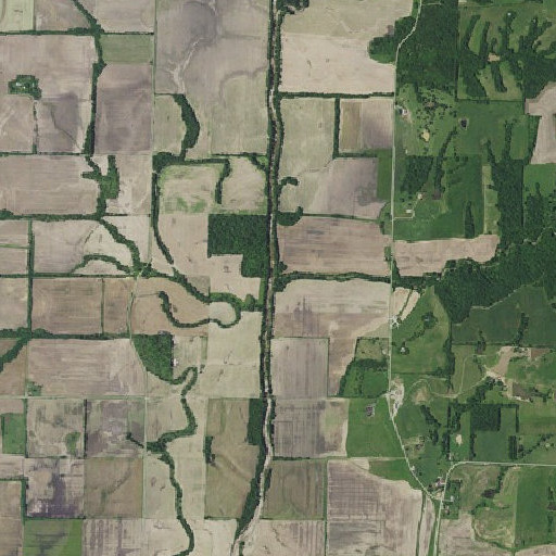 Aerial imagery of Chalk Run, MO