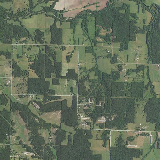 Aerial imagery of Concord School, MO
