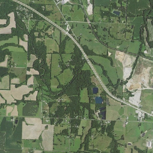 Aerial imagery of Coon Creek, MO