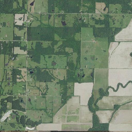 Aerial imagery of Cyclone School, MO