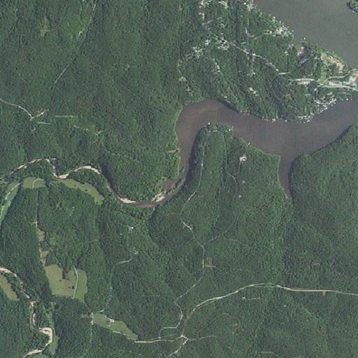 Aerial imagery of Deer Creek, MO