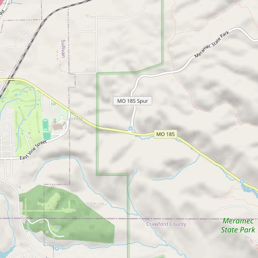 OpenStreetMap map of Elm Spring, MO