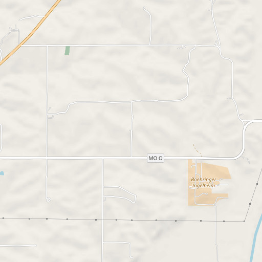OpenStreetMap map of Eminence School, MO