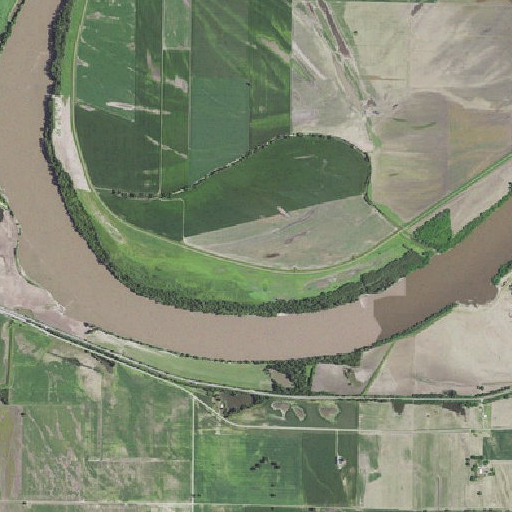 Aerial imagery of Epperson Island, MO