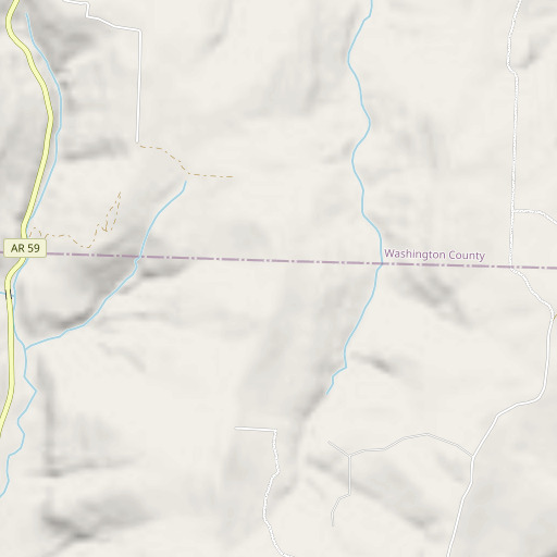 OpenStreetMap map of Grapevine Ridge, AR
