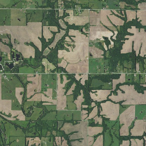 Aerial imagery of Forest Hill School, MO