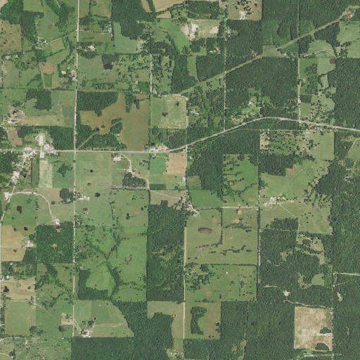 Aerial imagery of Fowler Church, MO