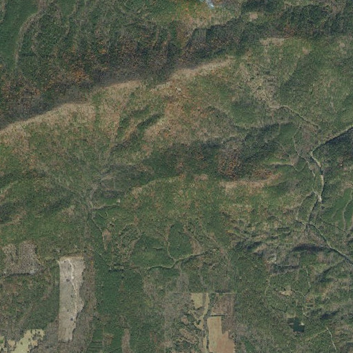 Aerial imagery of Hackberry Mountain, AR