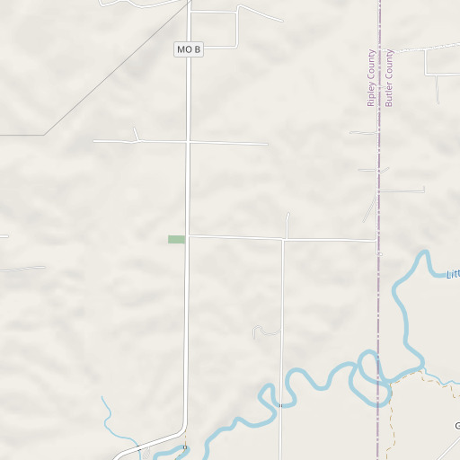 OpenStreetMap map of Gum School, MO