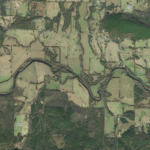 Aerial imagery of Haney Creek, AR