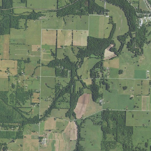 Aerial imagery of Hall Branch, MO