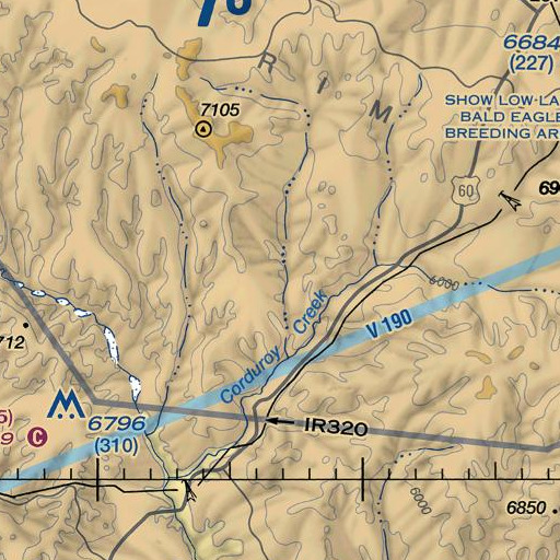 FAA VFR chart of Little Spring, AZ